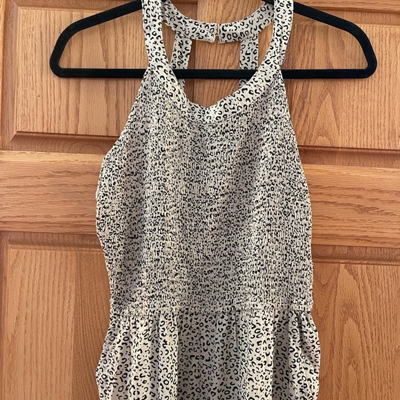 Jessica Simpson Cream and Black Patterned Jumpsuit - Picture 3 of 8